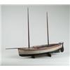 Image 1 : LATE 19TH/EARLY 20TH CENTURY MODEL OF A "CAT BOAT".  …