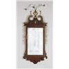 Image 1 : FINE CHIPPENDALE INLAID MIRROR WITH BASKET OF FLOWERS…