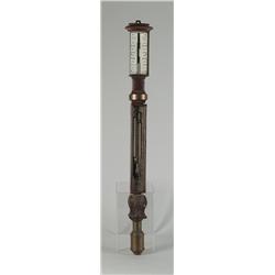 MAHOGANY MARINE STICK BAROMETER BY REYNOLDS & WIGGINS…