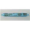 Image 1 : OVERSIZED BLUE GLASS ROLLING PIN WITH NAUTICAL SCENES…