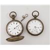 Image 1 : TWO SILVER AMERICAN WALTHAM WATCH CO. POCKET WATCHES…