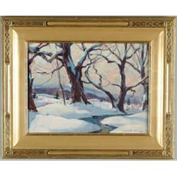 EMILE ALBERT GRUPPE (American, 1896-1978) “WINTER”…