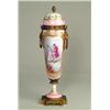 Image 1 : SEVRES ORMOLU MOUNTED COVERED URN SIGNED R. PETIT…