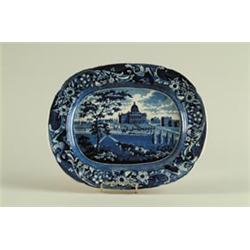 HISTORIC STAFFORDSHIRE STATE HOUSE BOSTON PLATTER…