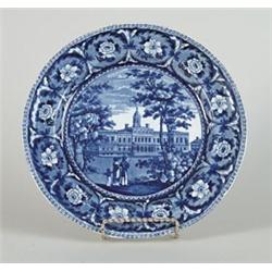 HISTORIC STAFFORDSHIRE PLATE “CITY HALL NEW YORK”…