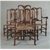 Image 1 : FINE SET OF REPRODUCTION QUEEN ANNE DINING CHAIRS…