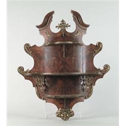 OUTSTANDING CONTINENTAL 19TH CENTURY WALL SHELF…