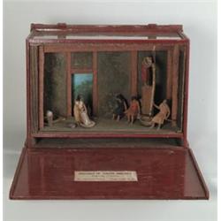 CASED MUSEUM DIORAMA “INDIANS OF SOUTH AMERICA”…