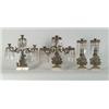 Image 1 : THREE-PIECE GIRANDOLE SET WITH EXTRA CANDELABRA…