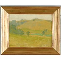 BRUCE CRANE (American, 1857-1937) GOLDEN HILLS…