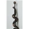 Image 1 : CANE: OUTSTANDING FOLK ART CARVED SNAKE CANE. …