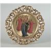 Image 1 : INTERESTING RELIGIOUS ROUND PAINTING OF ANGELS…