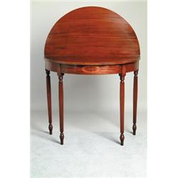 MAHOGANY CENTENNIAL SHERATON INLAID CARD TABLE…