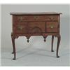 Image 1 : FINE CABINET MADE QUEEN ANNE FAN CARVED LOWBOY…