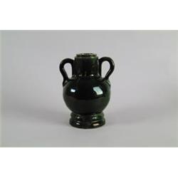 ART POTTERY DOUBLE HANDLED VASE BY B.S. MILLER…