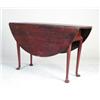 Image 1 : GOOD QUEEN ANNE DROP LEAF ROUND DINING TABLE…