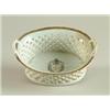 Image 1 : ORIENTAL EXPORT PIERCED DOUBLE HANDLE BASKET…