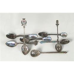 LOT OF EIGHT FANCY SOUVENIR AND OTHER SPOONS…