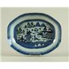 Image 1 : CANTON: BLUE AND WHITE CUT CORNER PLATTER…
