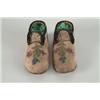 Image 1 : PAIR OF BLACKFOOT/PLAINS BEADED MOCCASINS…