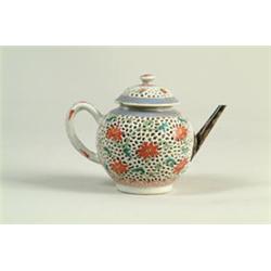 EARLY CHINESE PIERCED SIDE EXPORT TEAPOT…