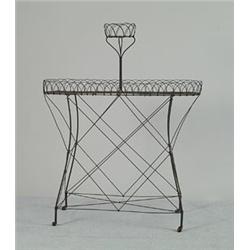 TWO TIER FRENCH STYLE WIRE PLANT STAND…