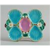 Image 1 : MAJOLICA: OYSTER PLATE HOLDCROFT-TYPE…