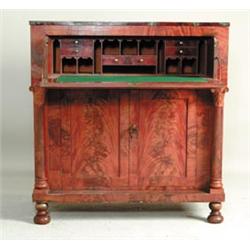 MAHOGANY CLASSICAL BUTLER’S SECRETARY…