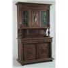 Image 1 : LARGE THREE PART OAK STEPBACK CABINET…