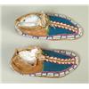 Image 1 : FINE PAIR OF SIOUX BEADED MOCCASINS…
