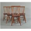 Image 1 : SET OF SIX ROD BACK WINDSOR CHAIRS…