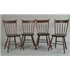 Image 1 : SET OF FOUR RODBACK WINDSOR CHAIRS…