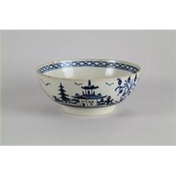 FINE ORIENTAL BLUE AND WHITE BOWL…