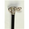 Image 1 : STERLING SILVER HARE HANDLED CANE…
