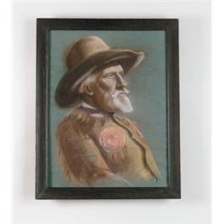 PASTEL PORTRAIT OF WILD BILL CODY…