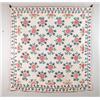 Image 1 : ANTIQUE APPLIQUED FLOWER QUILT…