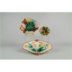 MAJOLICA: THREE SERVING DISHES…