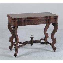 MAHOGANY CLASSICAL CARD TABLE…