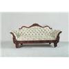 Image 1 : CARVED WALNUT VICTORIAN SOFA…