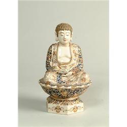 SATSUMA DECORATED BUDDHA…