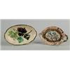 Image 1 : MAJOLICA: TWO DISHES.  …