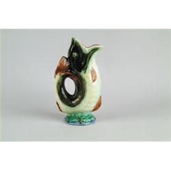 MAJOLICA: FISH PITCHER…