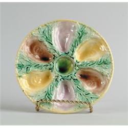 MAJOLICA: OYSTER PLATE…