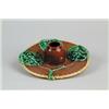 Image 1 : MAJOLICA: CANDLESTICK…
