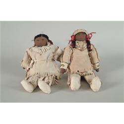 PAIR OF SKOOKUM DOLLS…