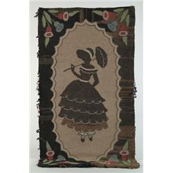 JENNY LIND HOOKED RUG…