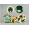 Image 1 : MAJOLICA: FIVE PLATES…