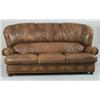 Image 1 : LARGE LEATHER SOFA…