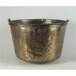 LARGE BRASS BUCKET…