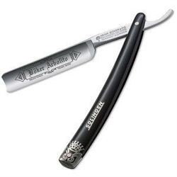 Arbolito Straight Razor, Black Handle, Solingen Steel, 5/8" 788857023693